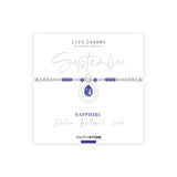 Life Charms September Birthstone Bracelet