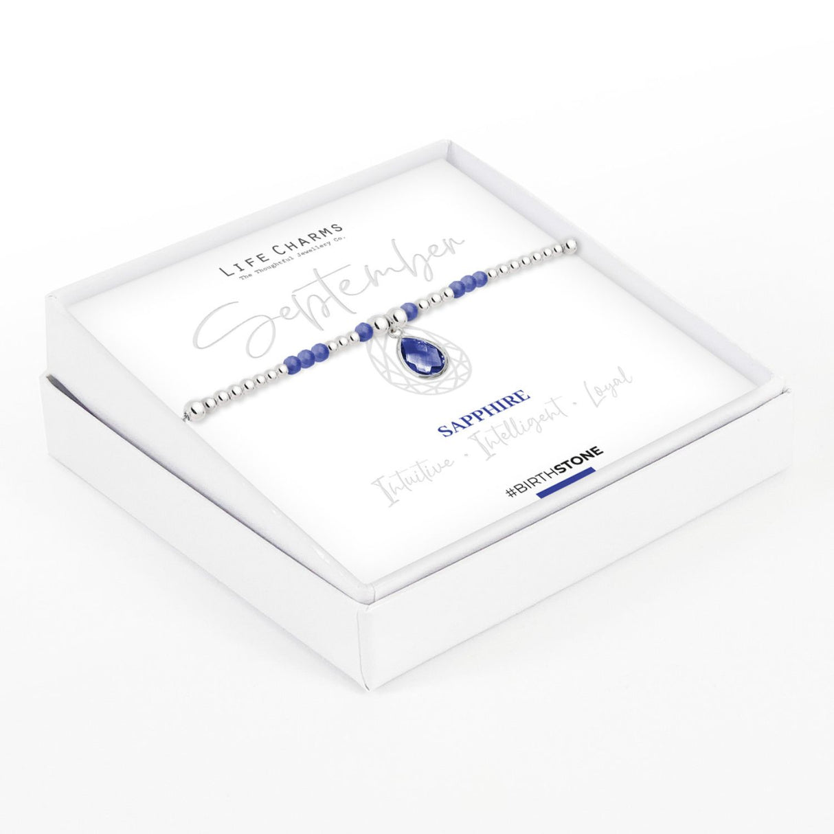 Life Charms September Birthstone Bracelet