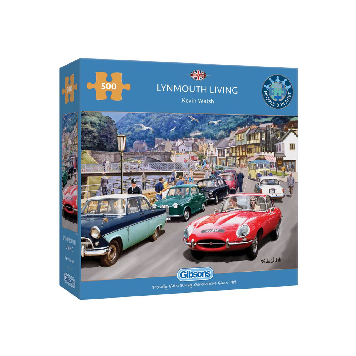 Gibsons Games 500 Piece Lynmouth Living Jigsaw Puzzle