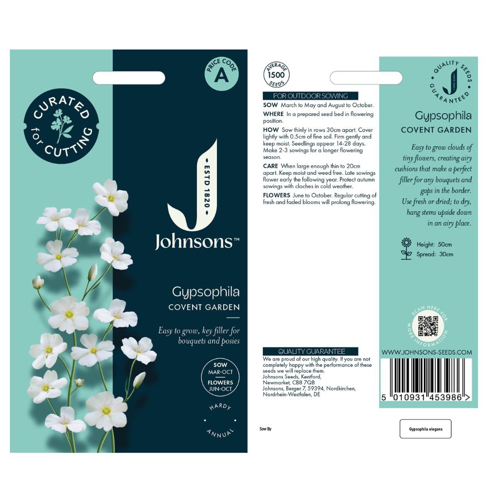 Johnsons Gysophila Covent Garden Seeds