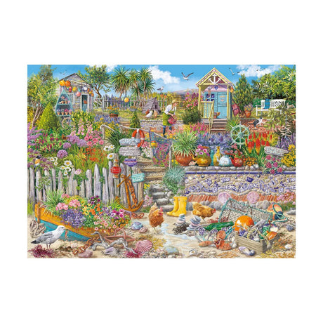 Gibsons Games 1000 Piece Jokesaws Seaside Shenanigans Jigsaw Puzzle