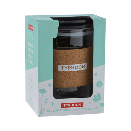 Typhoon Botanics 12oz Glass Coffee Mug