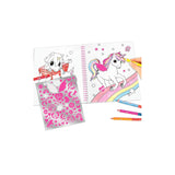 Ylvi Colouring Book With Unicorn And Sequins