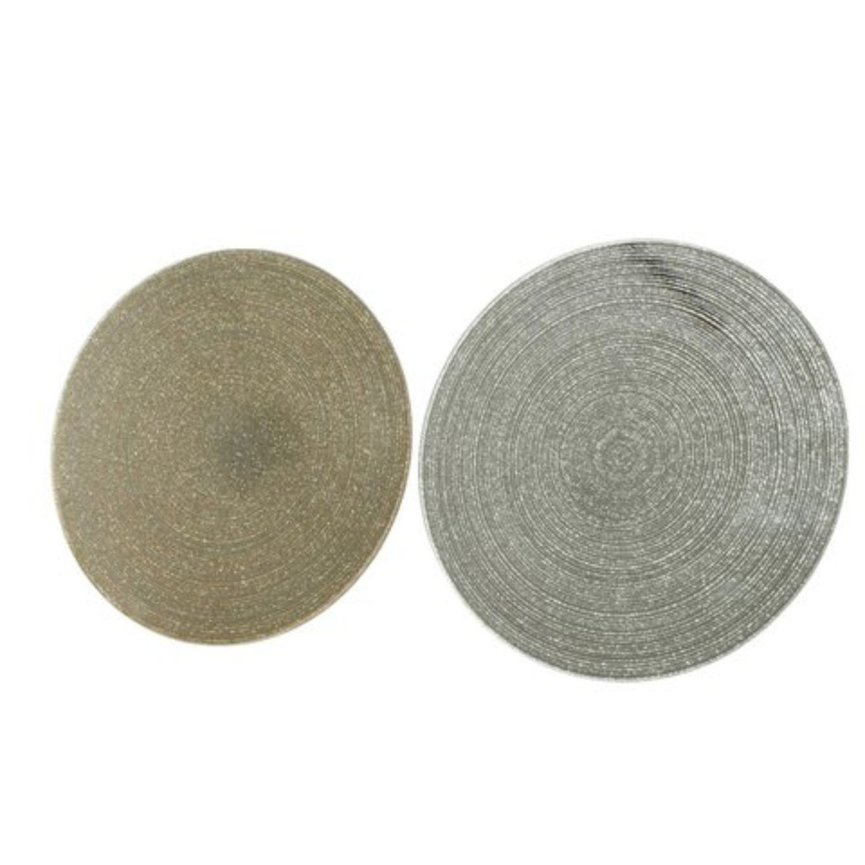 Decoris Metallic Glass Coasters (Choice of 2)