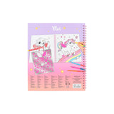 Ylvi Colouring Book With Unicorn And Sequins