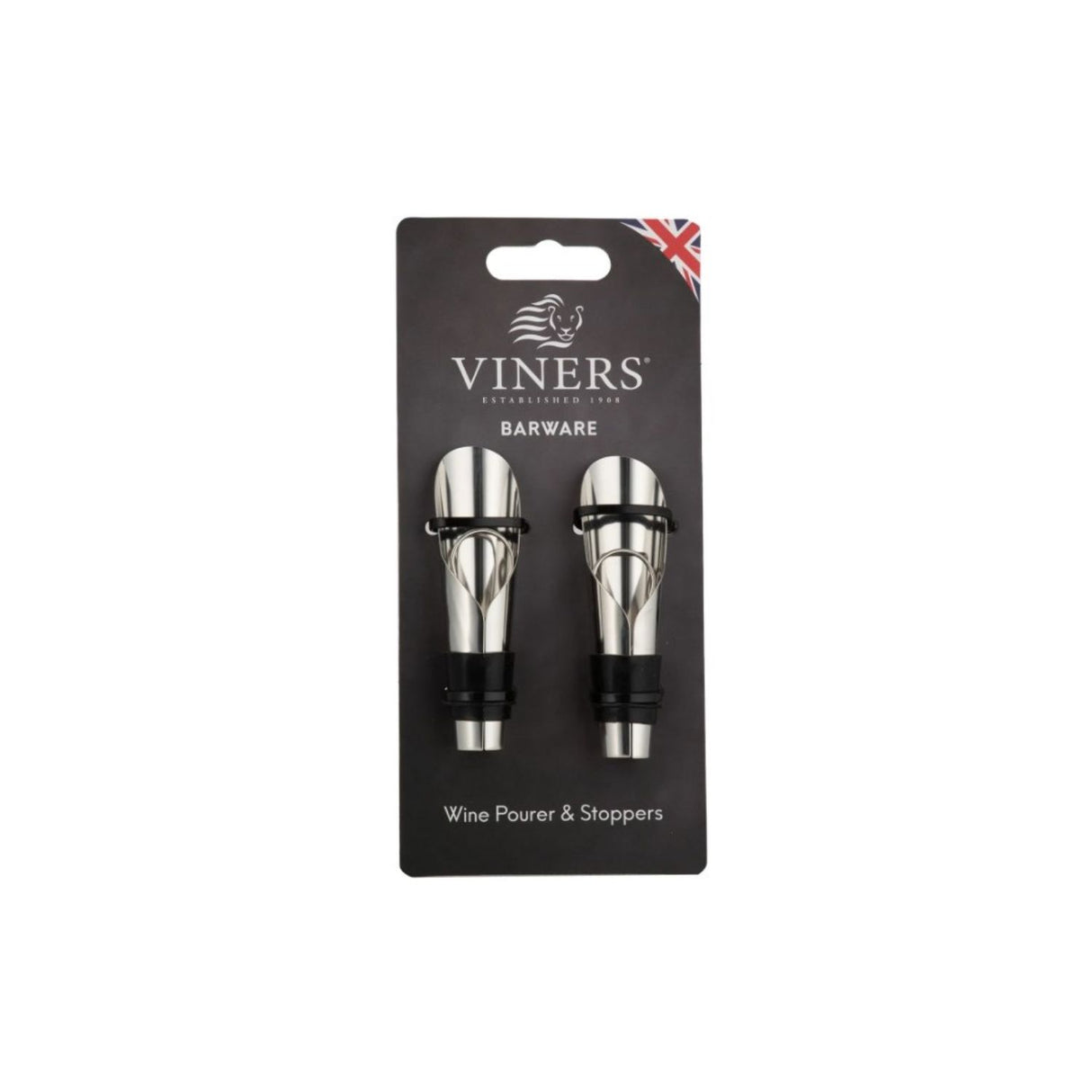 Viners Barware 2 Piece Wine Pourer and Stopper