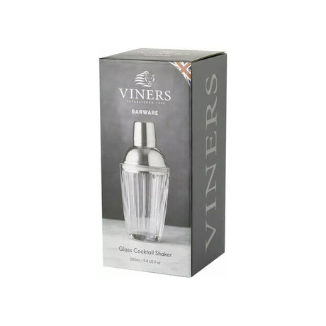 Viners Barware 280ML Glass Cocktail Shaker GiftBox