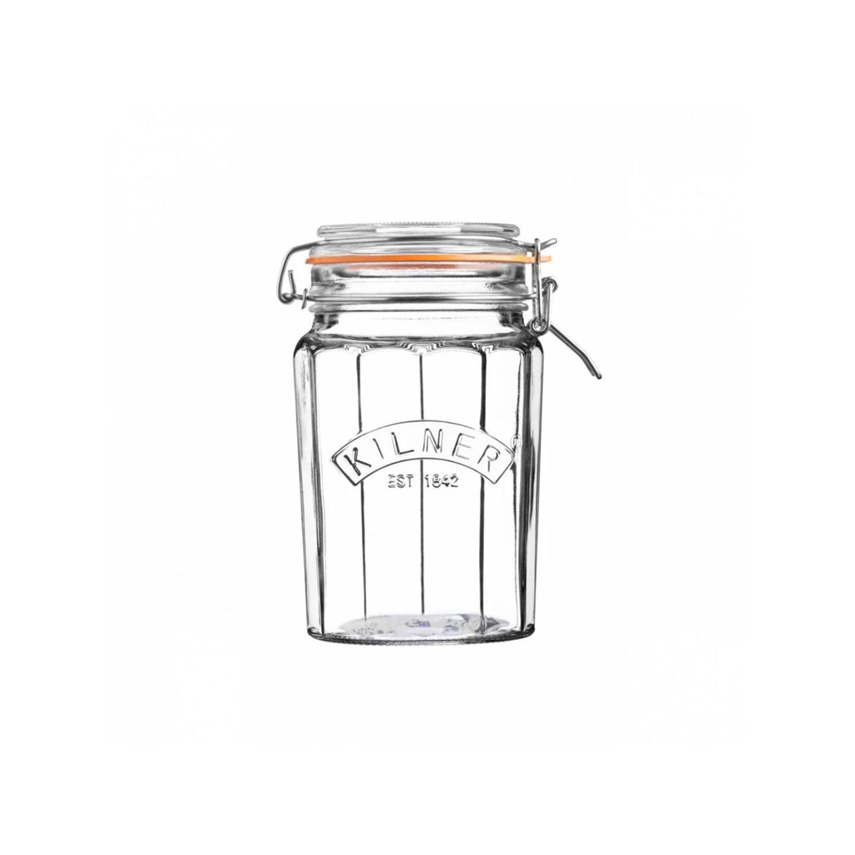 Kilner 0.95lt Facetted Clip Top Jar