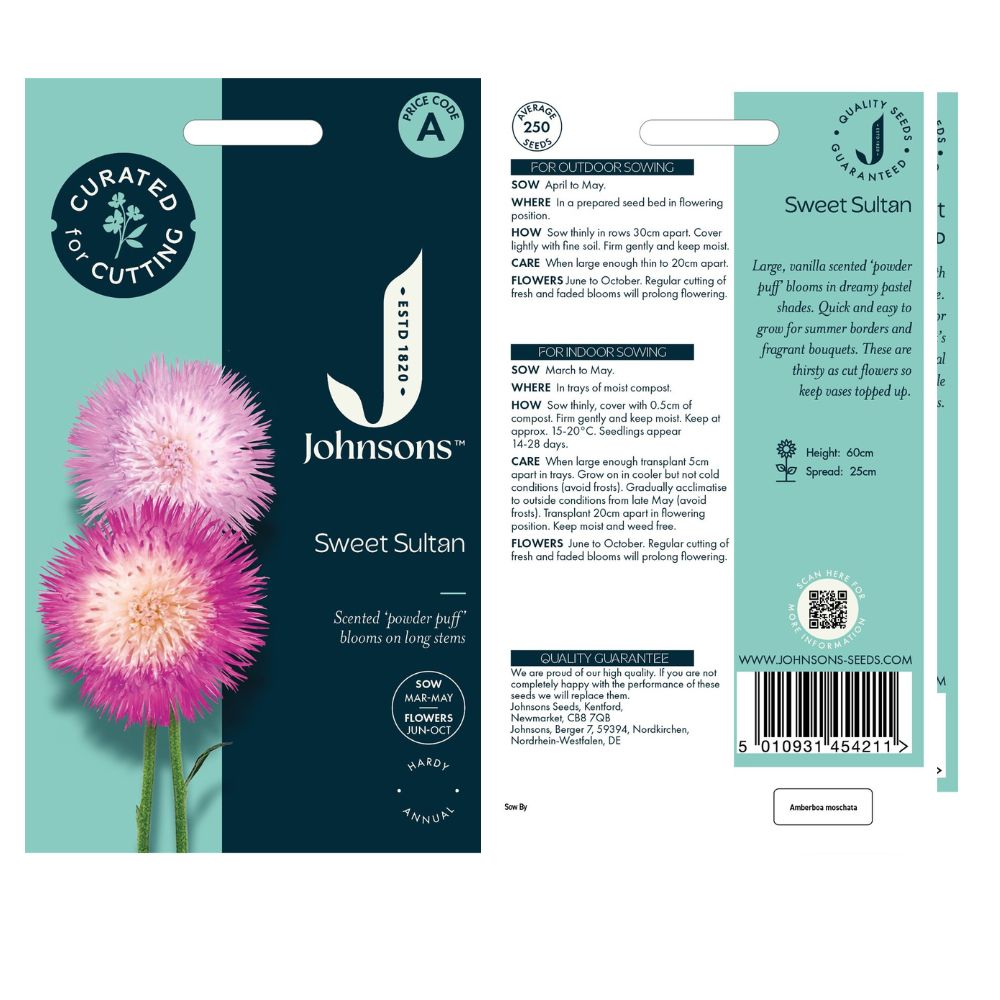 Johnsons Sweet Sulctan Seeds