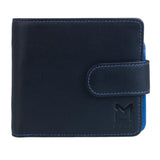 Mala Leather Black/Blue Hudson Tab Wallet