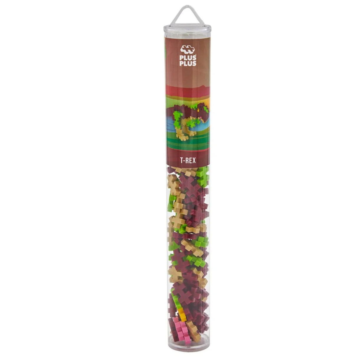 Plus Plus 100 Piece T-Rex Jigsaw Tube