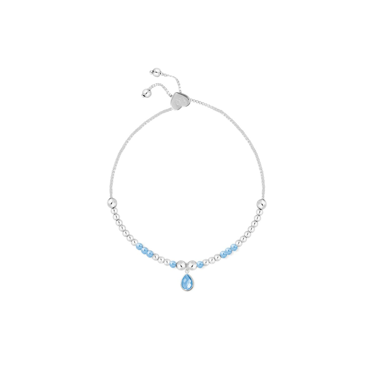 Life Charms December Birthstone Bracelet