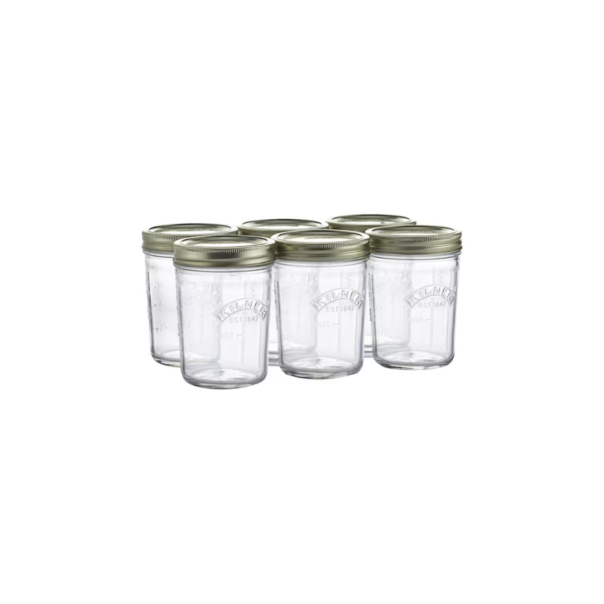 Kilner 0.35lt Wide Mouth Jar (Tray of 6)