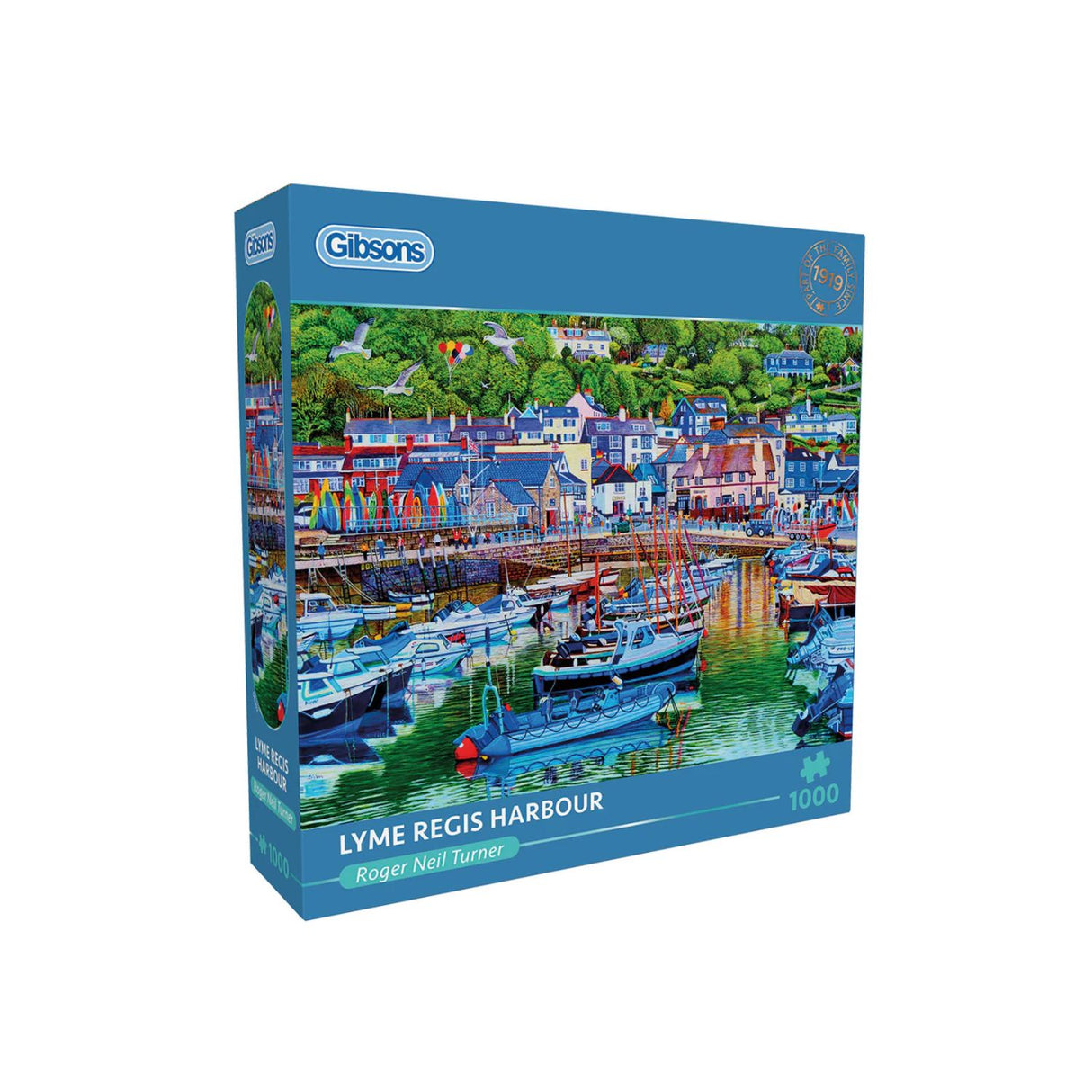 Gibsons Games 1000 Piece Lyme Regis Harbour Jigsaw Puzzle