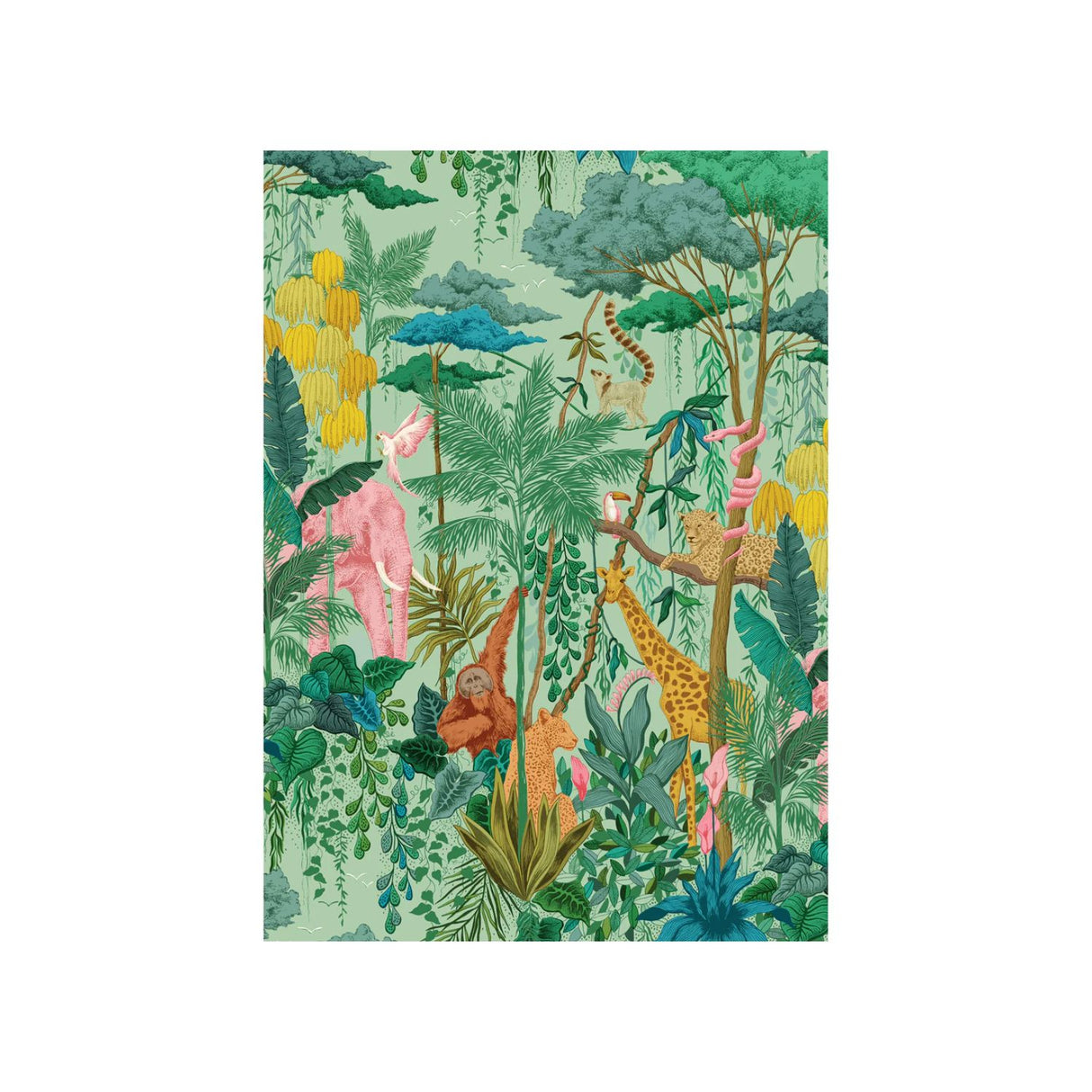 Gibsons Games 1000 Piece The Art File Jungle Animals Jigsaw Puzzle