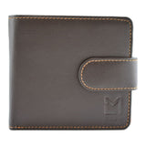 Mala Leather Brown/Orange Hudson Tab Wallet