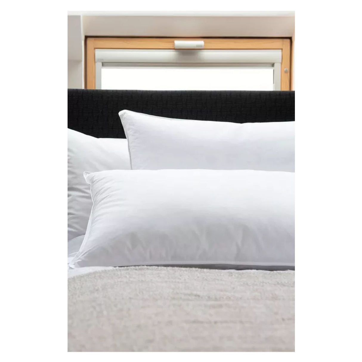 Deyongs Softened Duck Feather Pillow Pair Medium Support