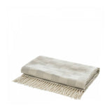 Deyongs Bruggen Yarn Dyed Woven Throw, Cream/Grey
