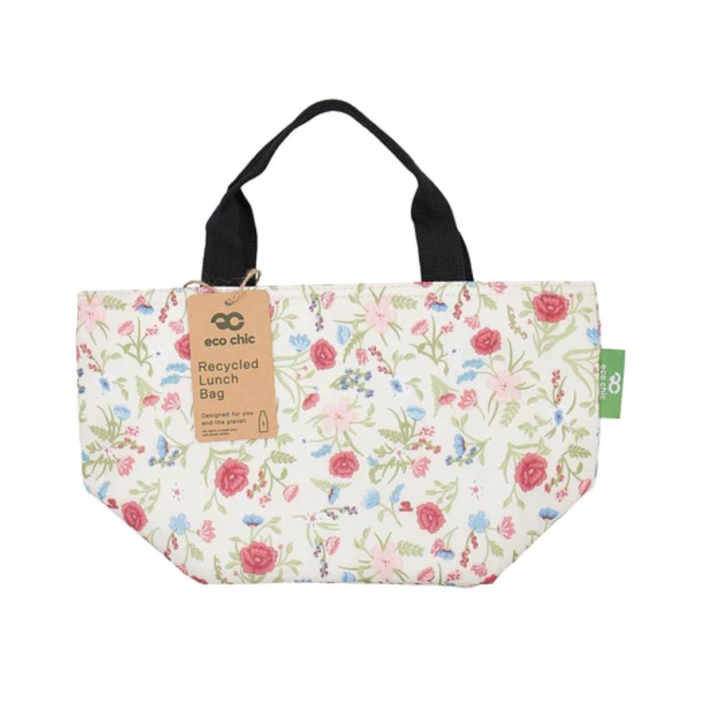 Eco Chic Lightweight Foldable Lunch Bag Floral