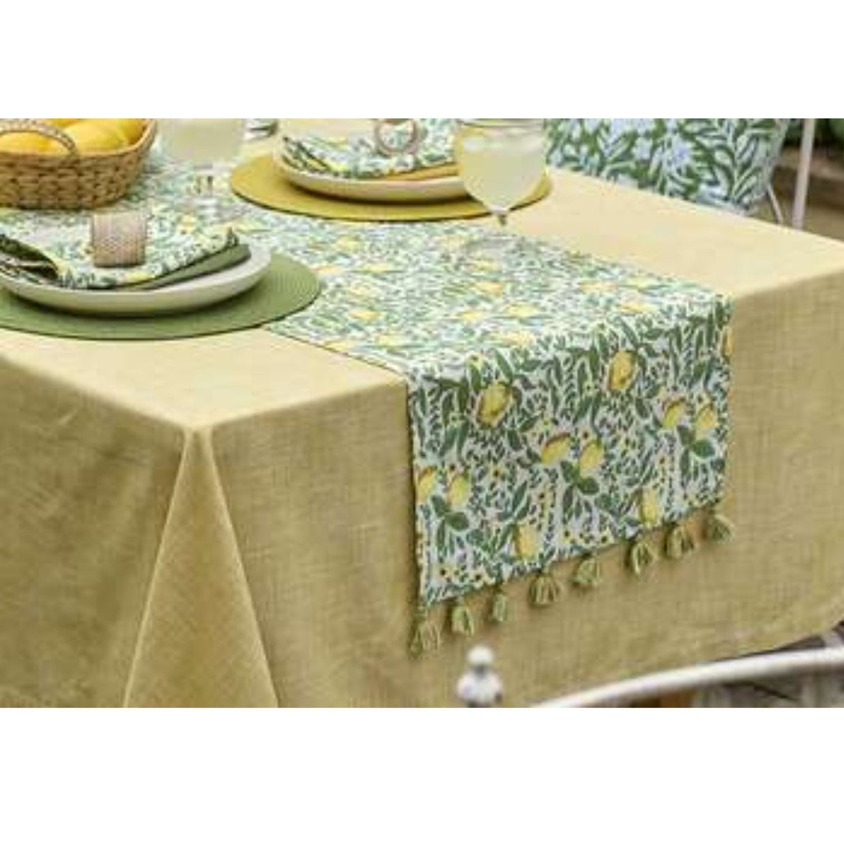 Walton & Co Lemon Table Runner