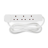 Securlec 2m Extension Lead 4 Gang  (13 Amp)