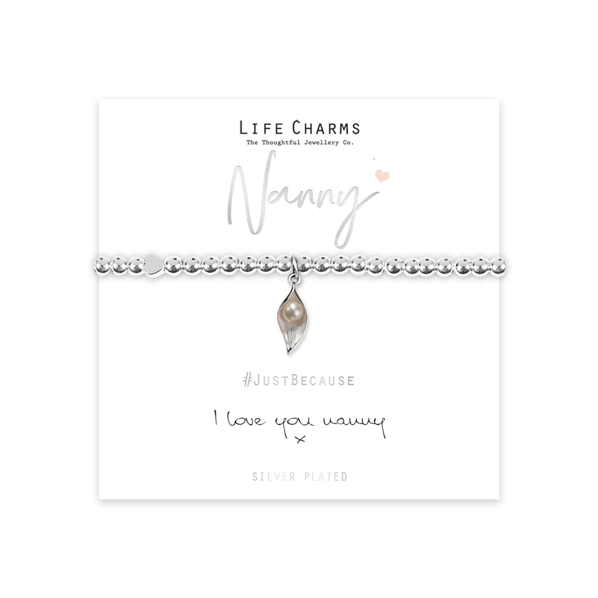 Life Charms "I love you Nanny" Bracelet