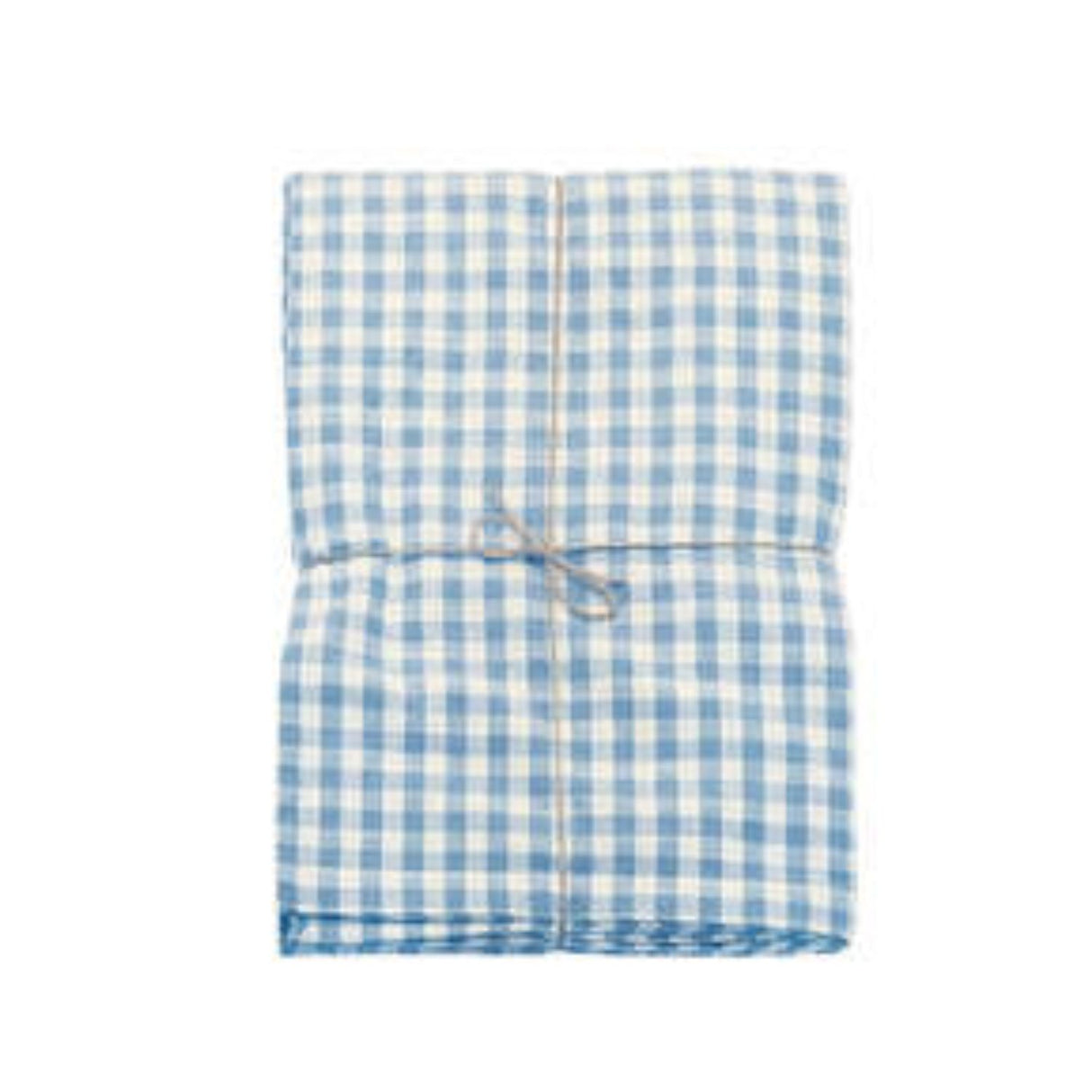Walton & Co 130cmx230cm Blue Gingham Tablecloth