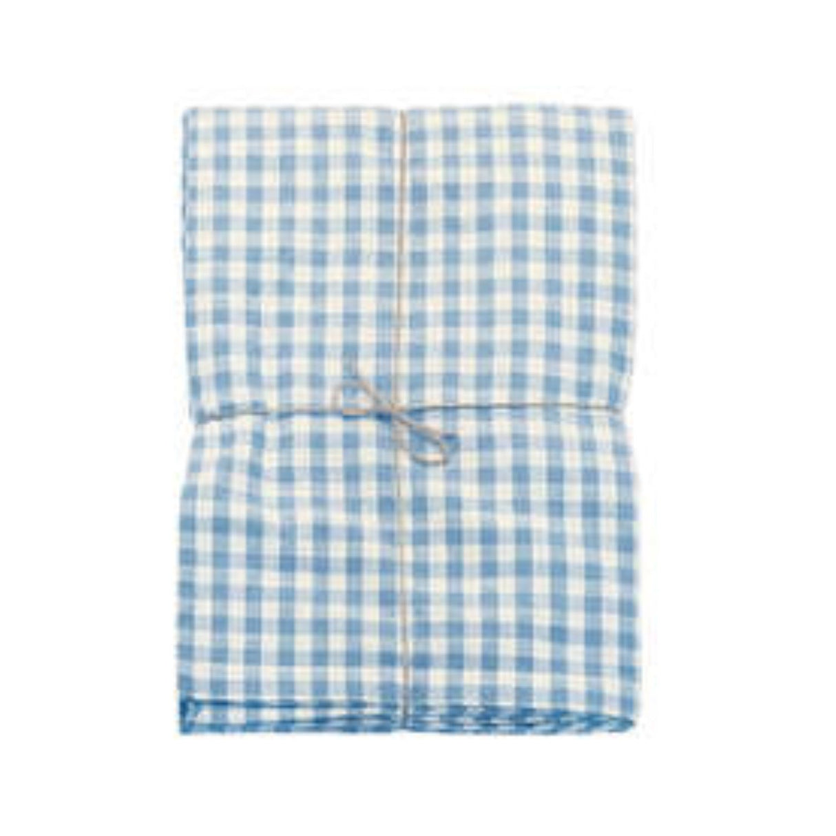 Walton & Co 130cmx180cm Blue Gingham Tablecloth
