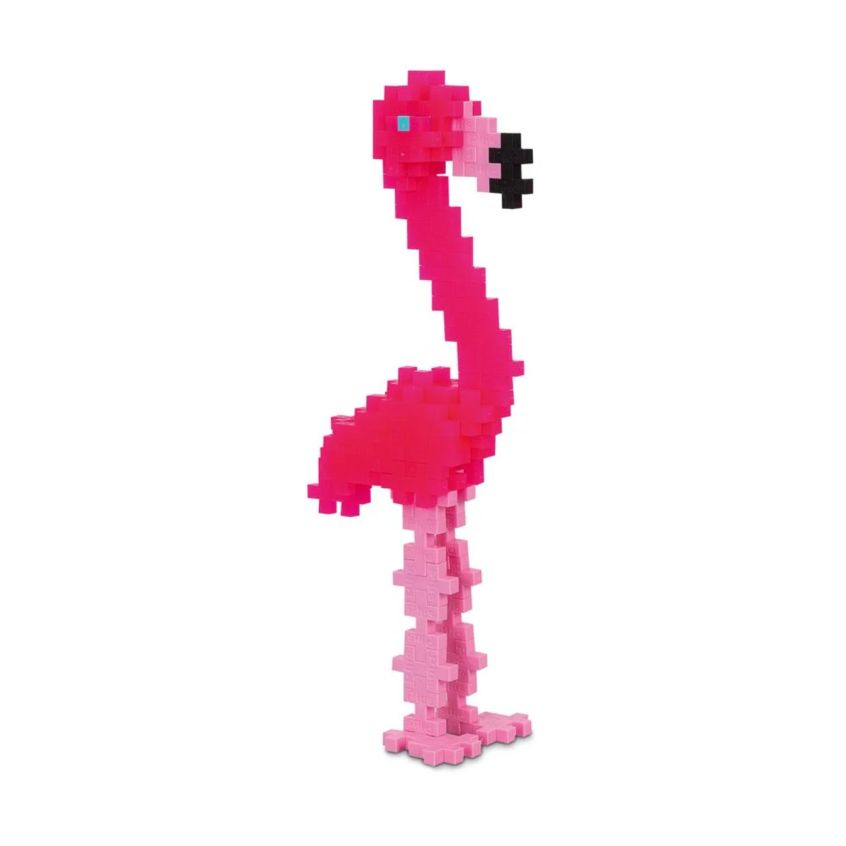 Plus Plus 100 Piece Flamingo Jigsaw Tube
