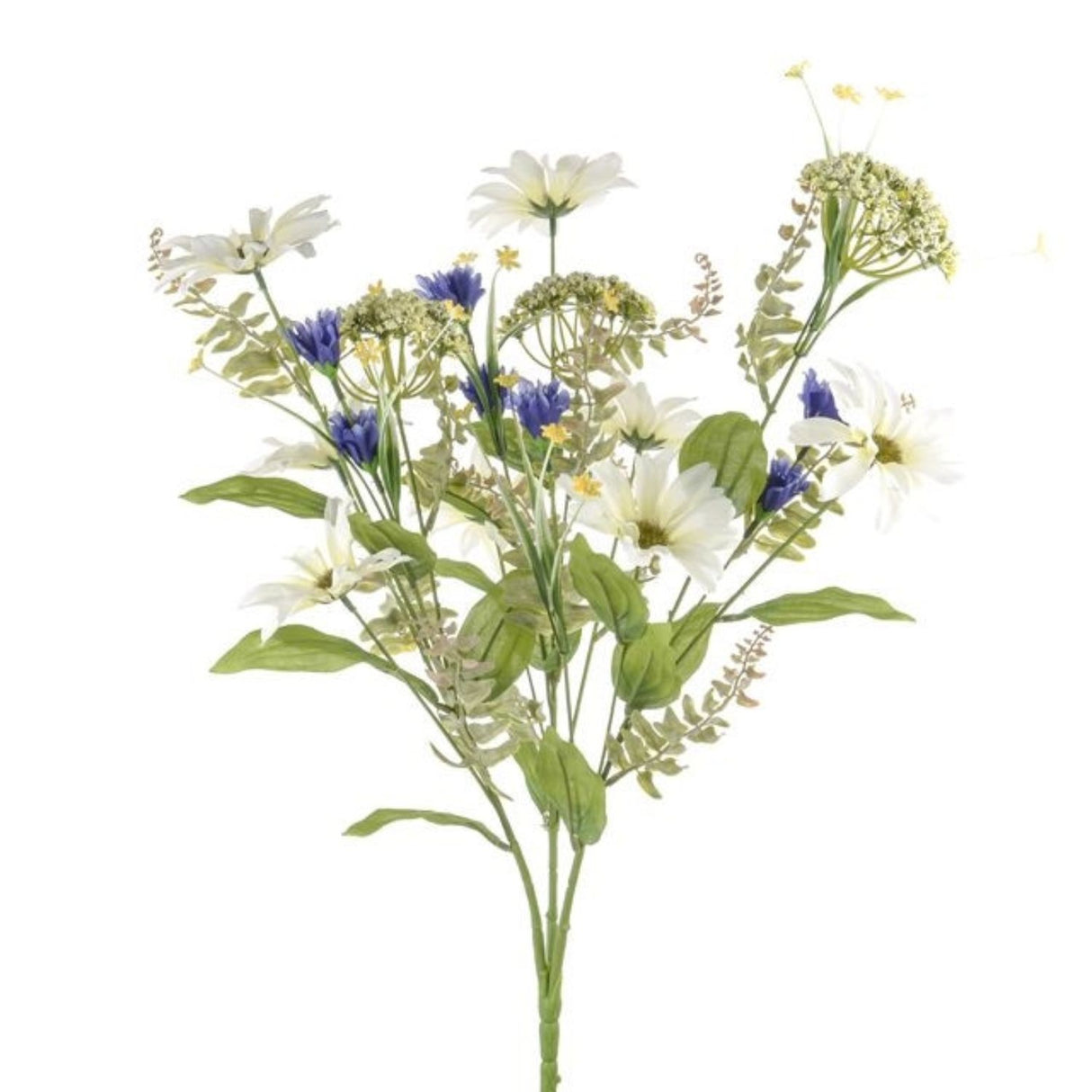 CB Imports 56cm Cream Wild Flower Floral Bush