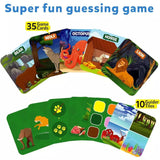 Skillmatics Guess in 10 Junior: Animal Kingdom Trivia Card Game (Ages 3-6)