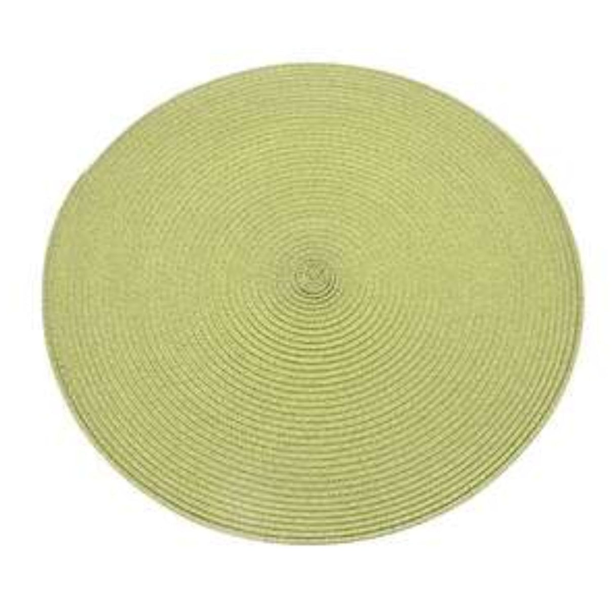 Walton & Co Apple Green Circular Ribbed Placemat