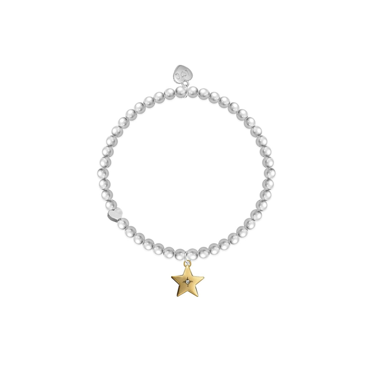 Life Charms "Well Done" Gold Star Bracelet