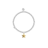 Life Charms "Well Done" Gold Star Bracelet