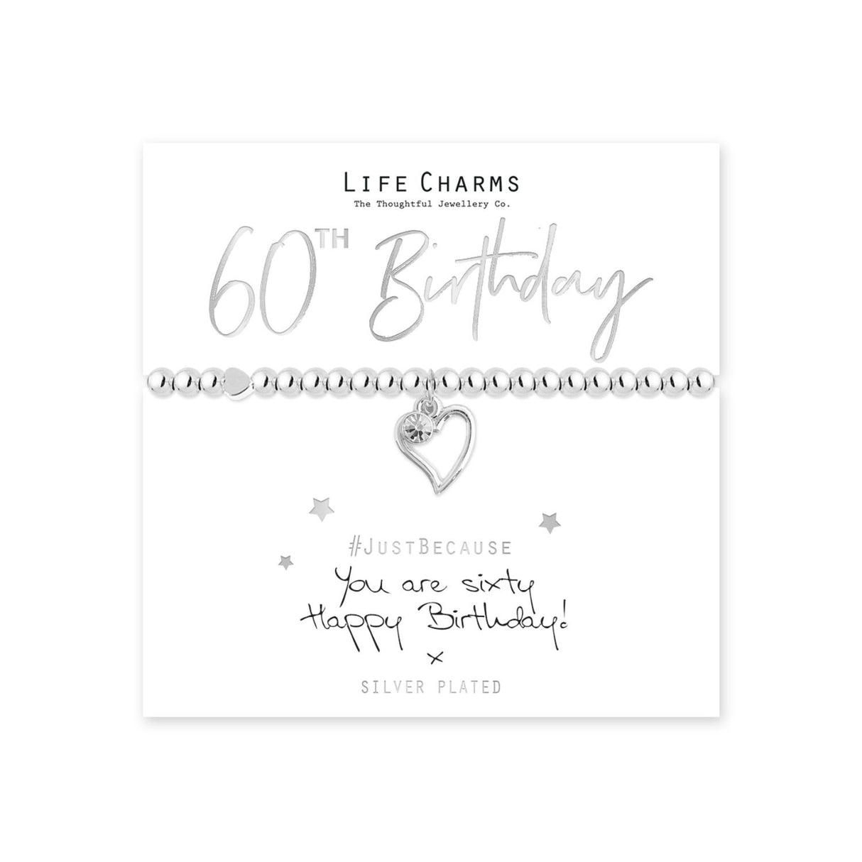Life Charms "You are 60" Bracelet