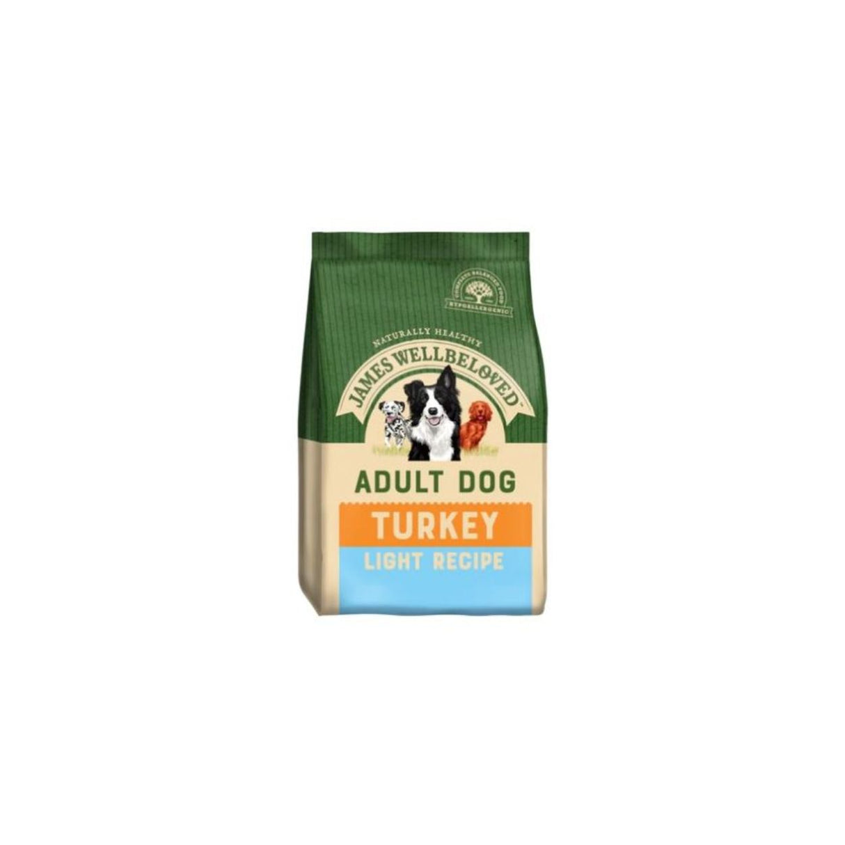James Wellbeloved 1.5kg Turkey & Rice Adult Light Dry Dog Food