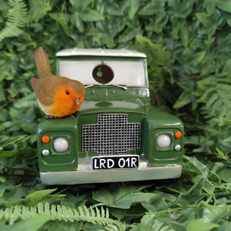 Vivid Arts 17.5cm  Classic Land Rover Defender Birdhouse - XBC-BH84-D