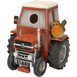 Vivid Arts 19.5cm Hanging Classic Red Tractor Birdhouse - XBC-BH77-D