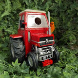 Vivid Arts 19.5cm Hanging Classic Red Tractor Birdhouse - XBC-BH77-D