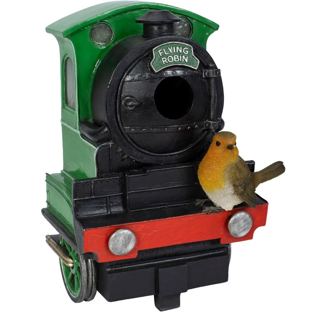 Vivid Arts 20cm Flying Scotsman Robin Birdhouse - XBC-BH55-D