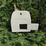 Vivid Arts 22.5cm Blue Camper Van/Robin Birdhouse - XBC-BH88-D