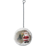 Vivid Arts 6cm Hanging Santa Snowball