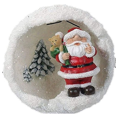 Vivid Arts 6cm Hanging Santa Snowball