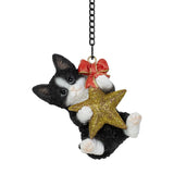 Vivid Arts Hangng Black & White Kitten with Star Pet Pals