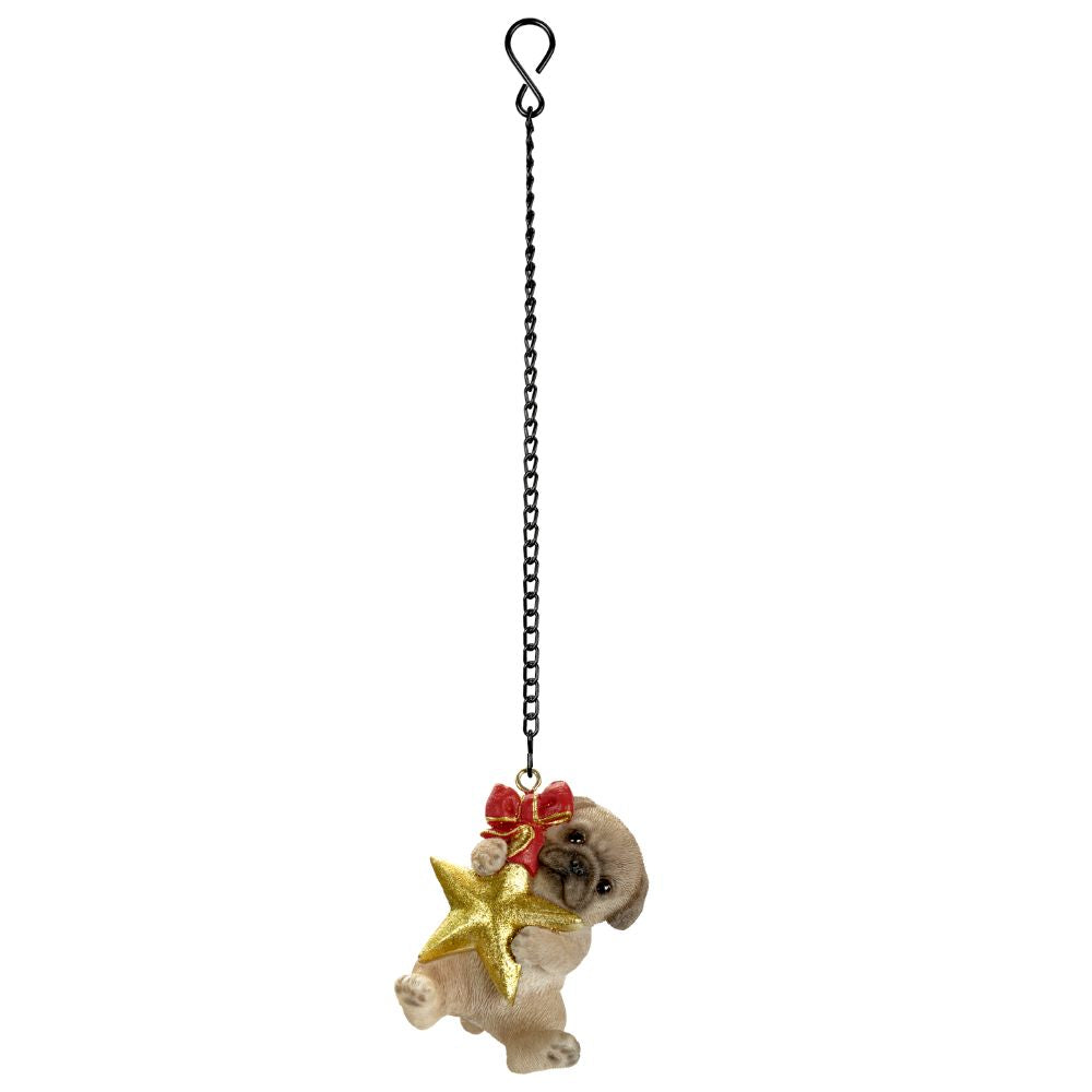 Vivid Arts Hanging Pug with Star Pet Pal