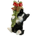 Vivid Arts Resin Hanging B/W Kitten Wreath Pet Pal