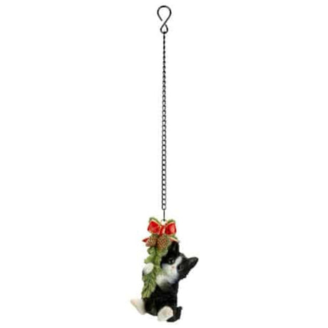 Vivid Arts Resin Hanging B/W Kitten Wreath Pet Pal
