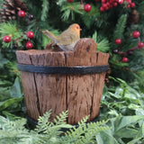 Vivid Arts Water Barrel Planter Robin - BS-RB20-D