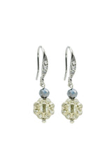 Rosie Fox Silver Hematite Gemstone Belle Earrings