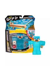 Minecraft Heroes of Goo Jit Zu Steve Stretchy Figure